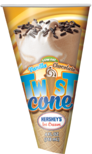 Low Fat Vanilla Chocolate Twist Hershey S Ice Cream