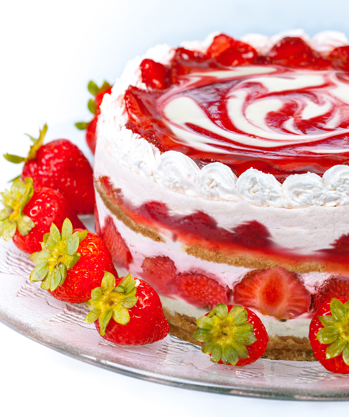 Strawberry Shortcake Ice Cream Pie Recipe.