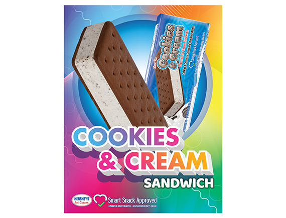 8.5x11 Cookies & Cream Sandwich Poster