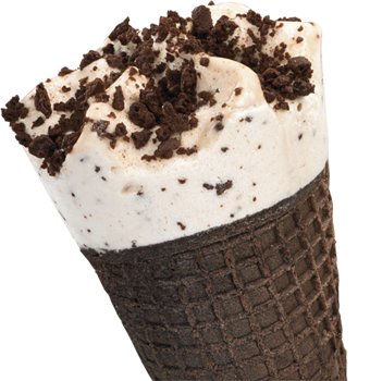 Cookies & Cream cone.